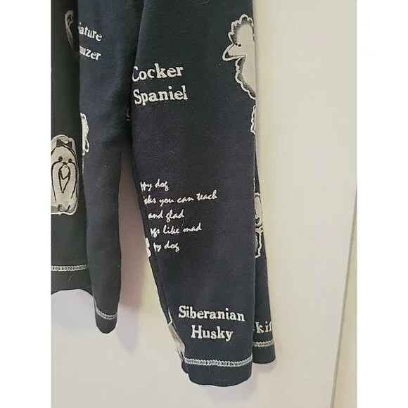 Jess and Jane Dog Town Hooded Sweatshirt Full Zip Rhinestone Black 3X - Picture 7 of 8